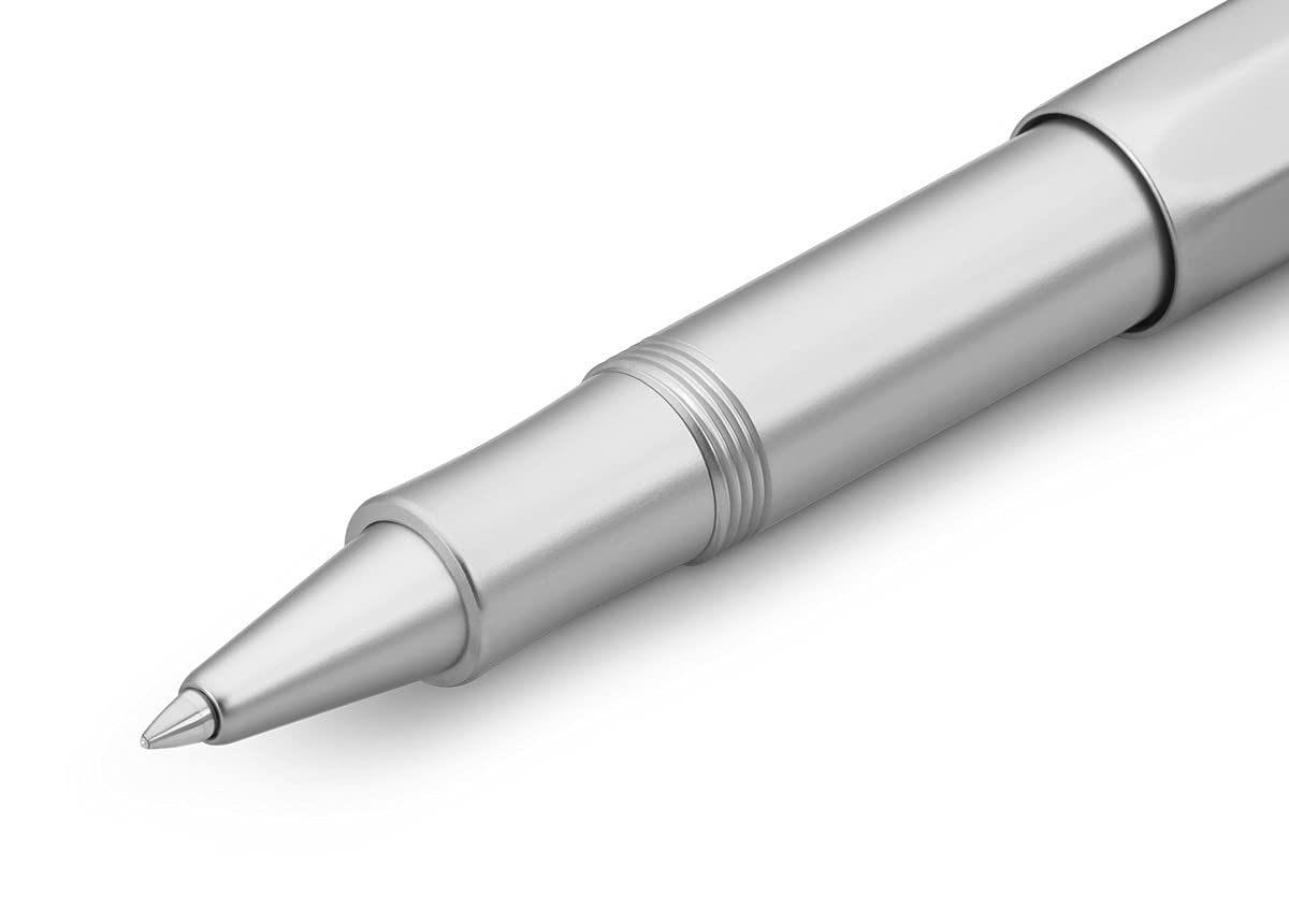 Kaweco AL SPORT Rollerball Silver I Gel/Ballpoint Pen Including 0.7 mm Rollerball Pen Refill in