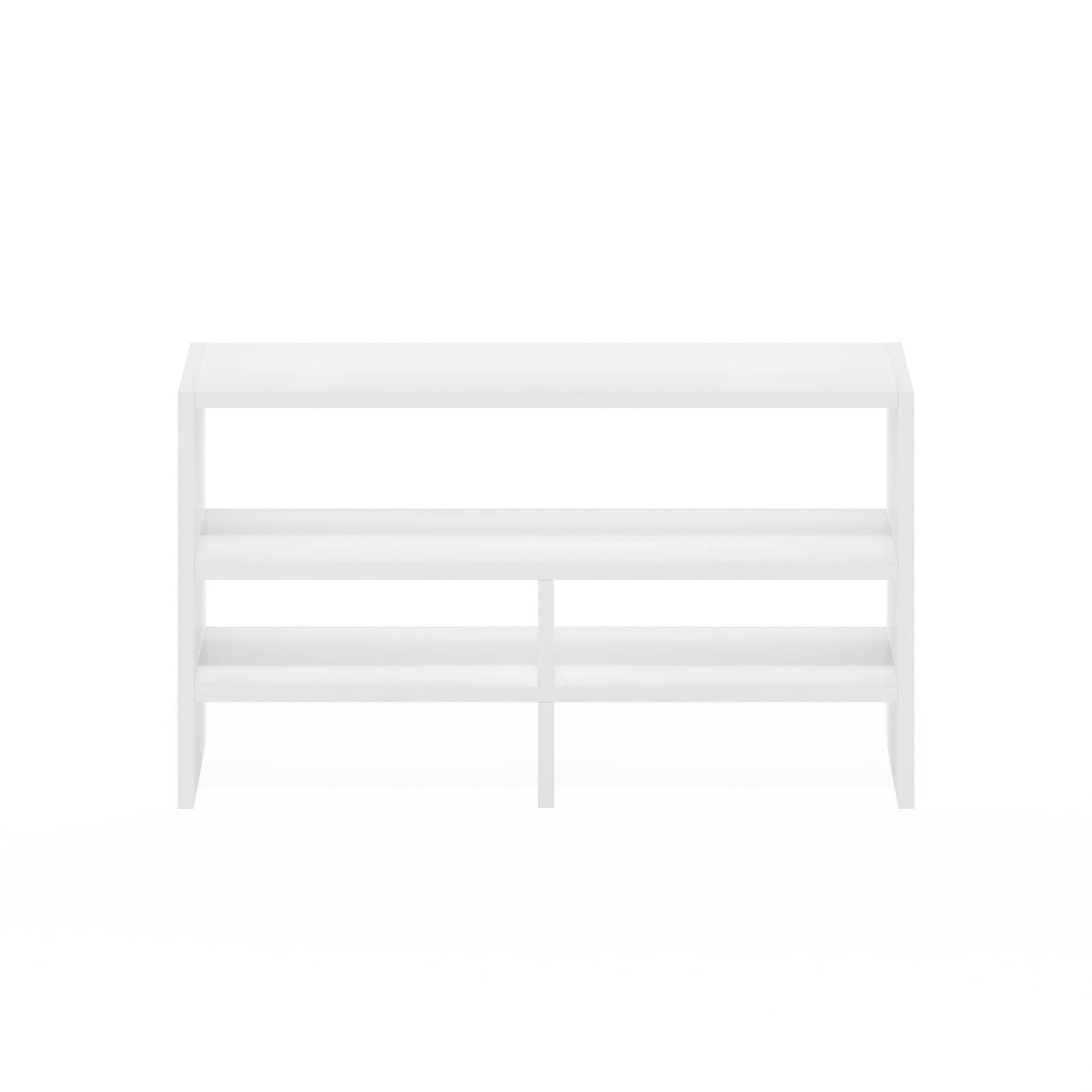 Furinno Hermite Desk Top Organizing Shelf Bookcase, White