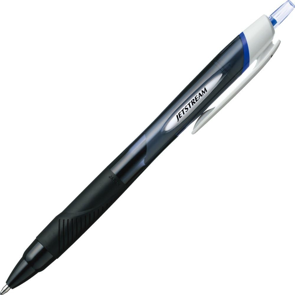 Mitsubishi Pencil SXN15010.33 Permanent Ballpoint Pen Jet Stream 10 Pens 1.0 Blue Easy Writing