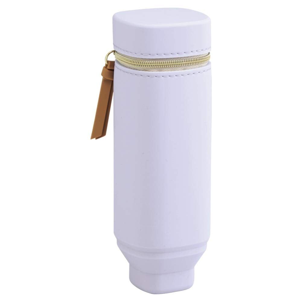Lihit Lab A7732-10 Pen Case, Square Type, Lavender