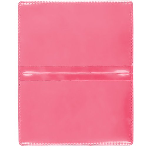 StoreSMART - Pink Folding Business Card Holders - 25 Pack - Polypropylene Plastic (RPP2915P-25)