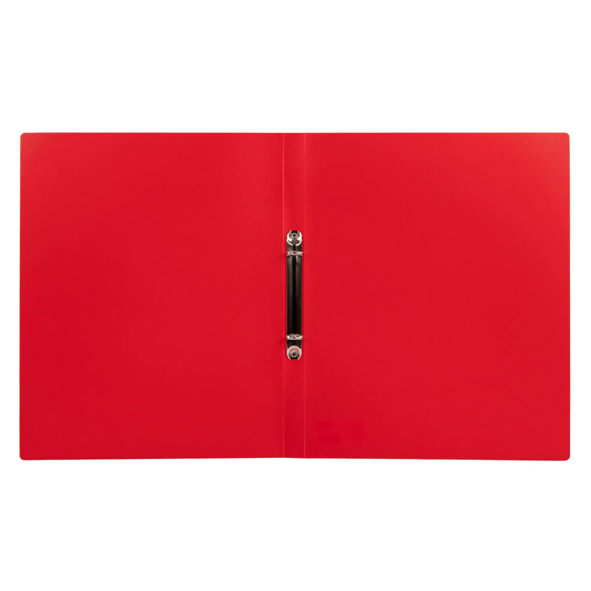 Idena 10432 Ring Binder in DIN A4 Format, with 2-Ring Mechanism, 20 mm Spine Width, Red, 1 Piece
