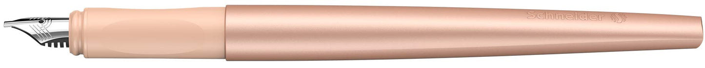 Schneider Callissima Calligraphy Fountain Pen, 1.5 mm, Refillable, Metallic Apricot Barrel, Apricot