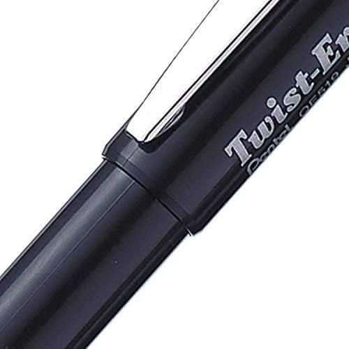 Pentel Mechanical Pencil 0.9 mm Twist Erase III, Twist Up Eraser, Pre-Loaded Super Hi-Polymer HB