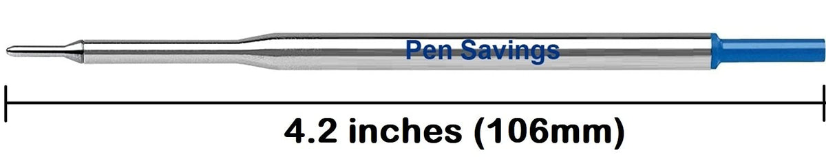 5 Pen Savings Ballpoint Pen Refills Compatible with Papermate Lubriglide, Aspire, PhD Pens, Medium