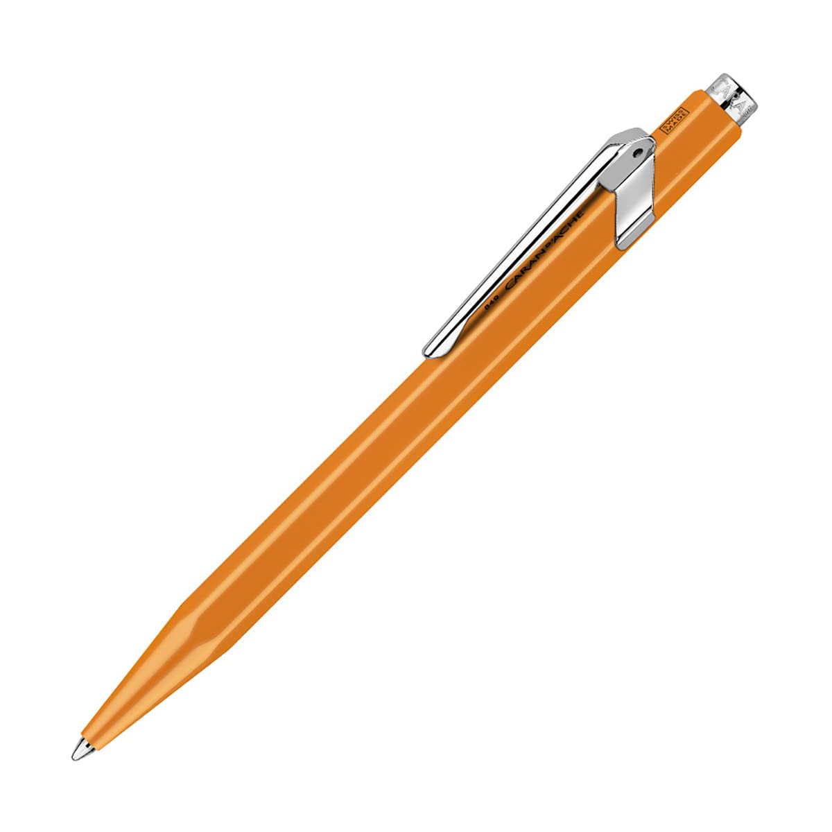 Creative Art Materials Caran D'ache Ballpoint Pen Metal Fluor Orange (849.030)