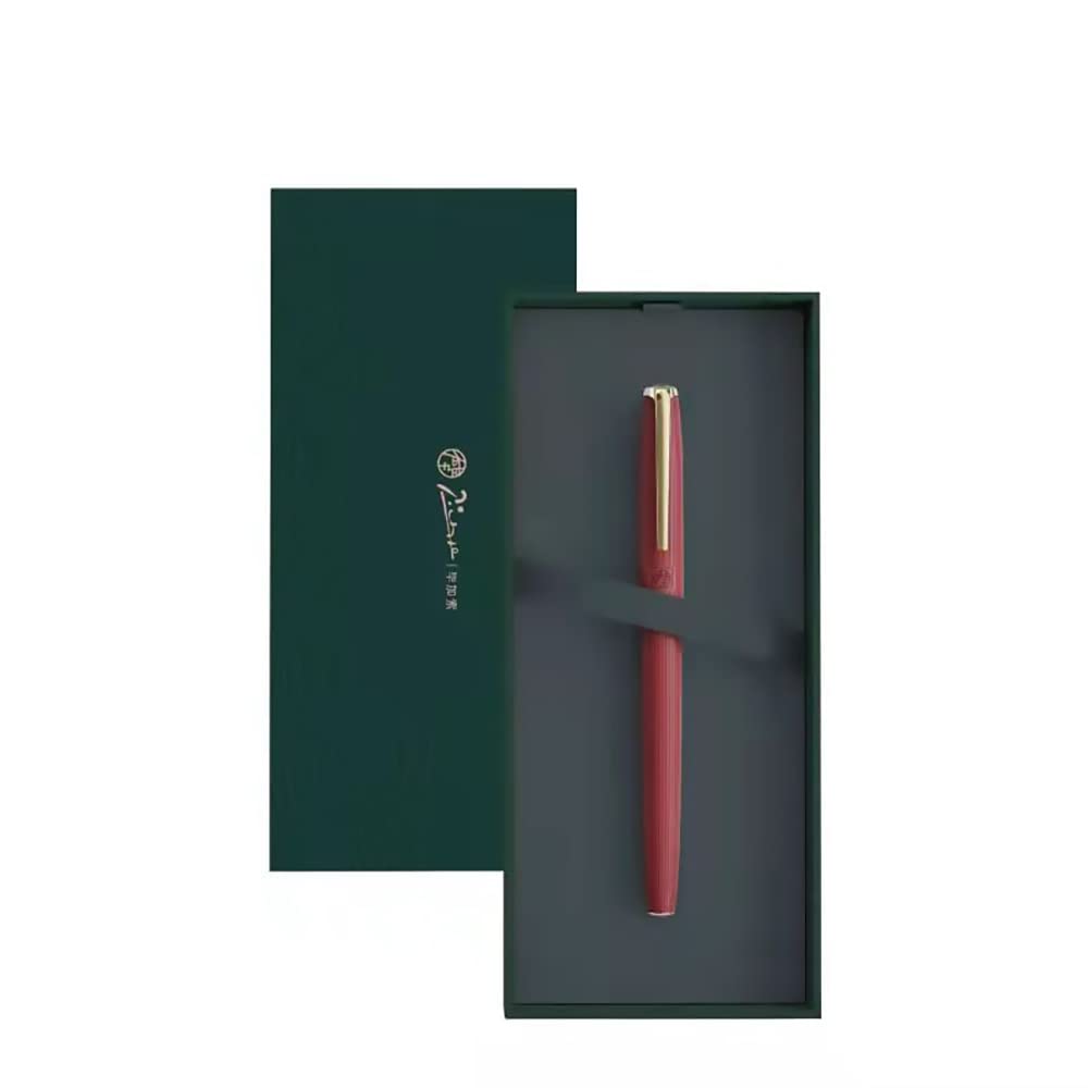 erofa Picasso 916 Red Strips Fountain Pen with Box Writing Pen Set Extra Fine Nib Office Business