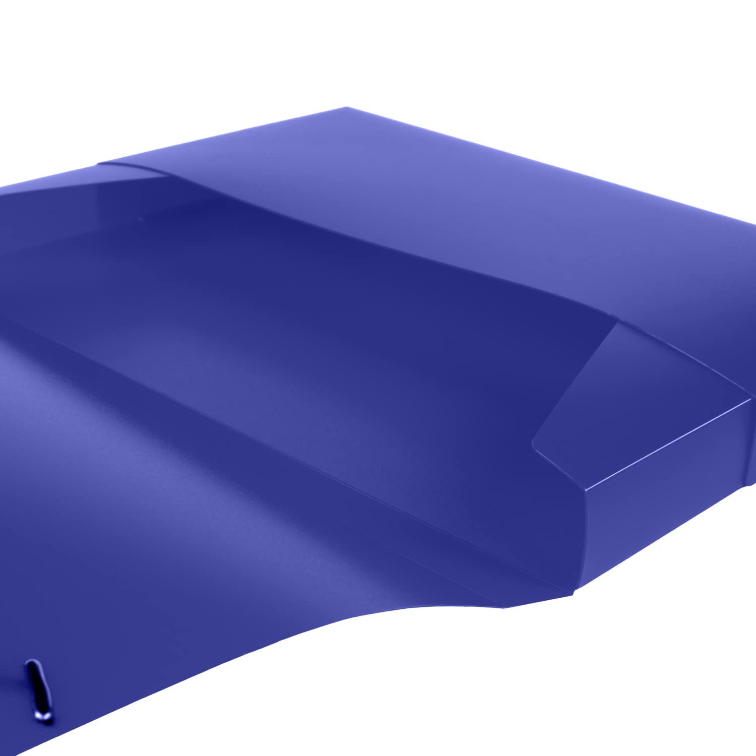 Idena® DIN Box File with Elastic Strap a4 blue