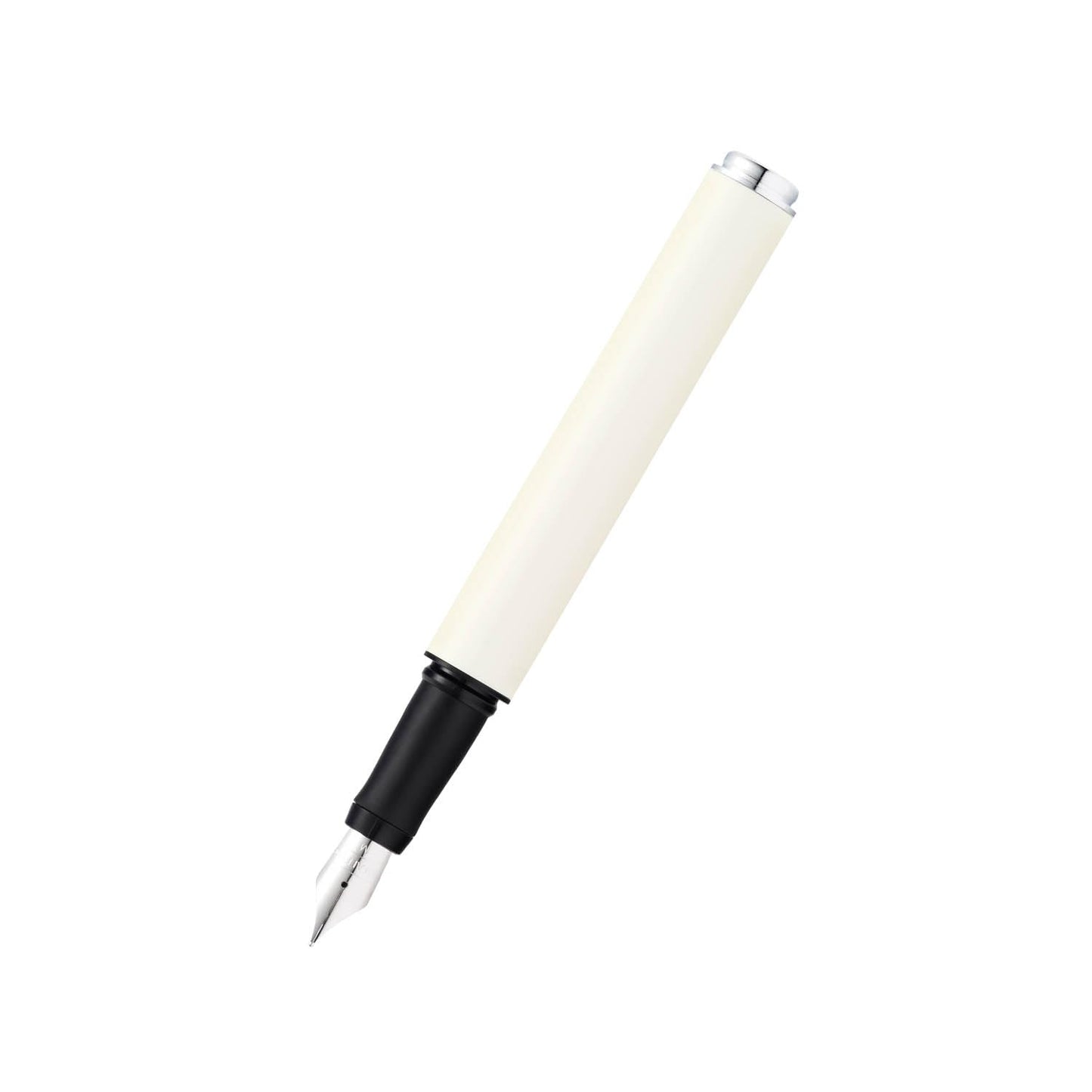 Sheaffer Pop Glossy White Fountain Pen with Chrome Trim and Medium Nib