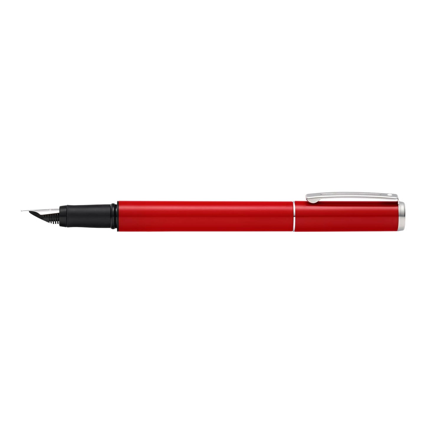 Sheaffer Pop Glossy Red Fountain Pen with Chrome Trim and Medium Nib