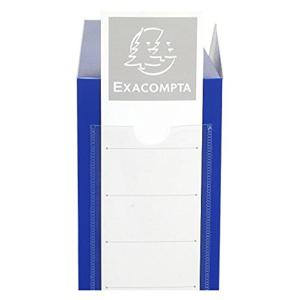 Exacompta - Ref 59832E - Plastic Filing Box - 250 x 330mm in Size, Suitable for Holding A4
