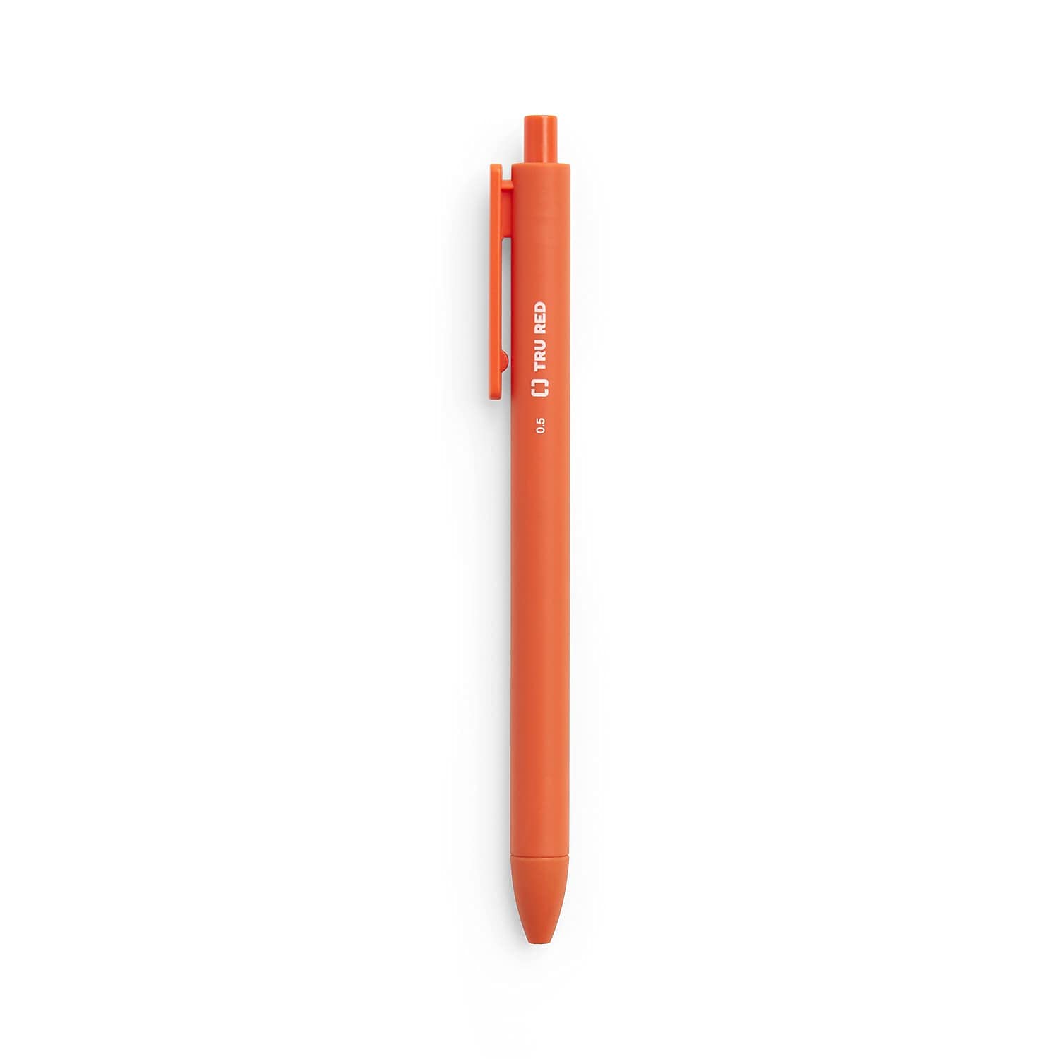 TRU RED Retractable Gel Pens, Fine 0.5mm, Assorted Ink, 24-Pack