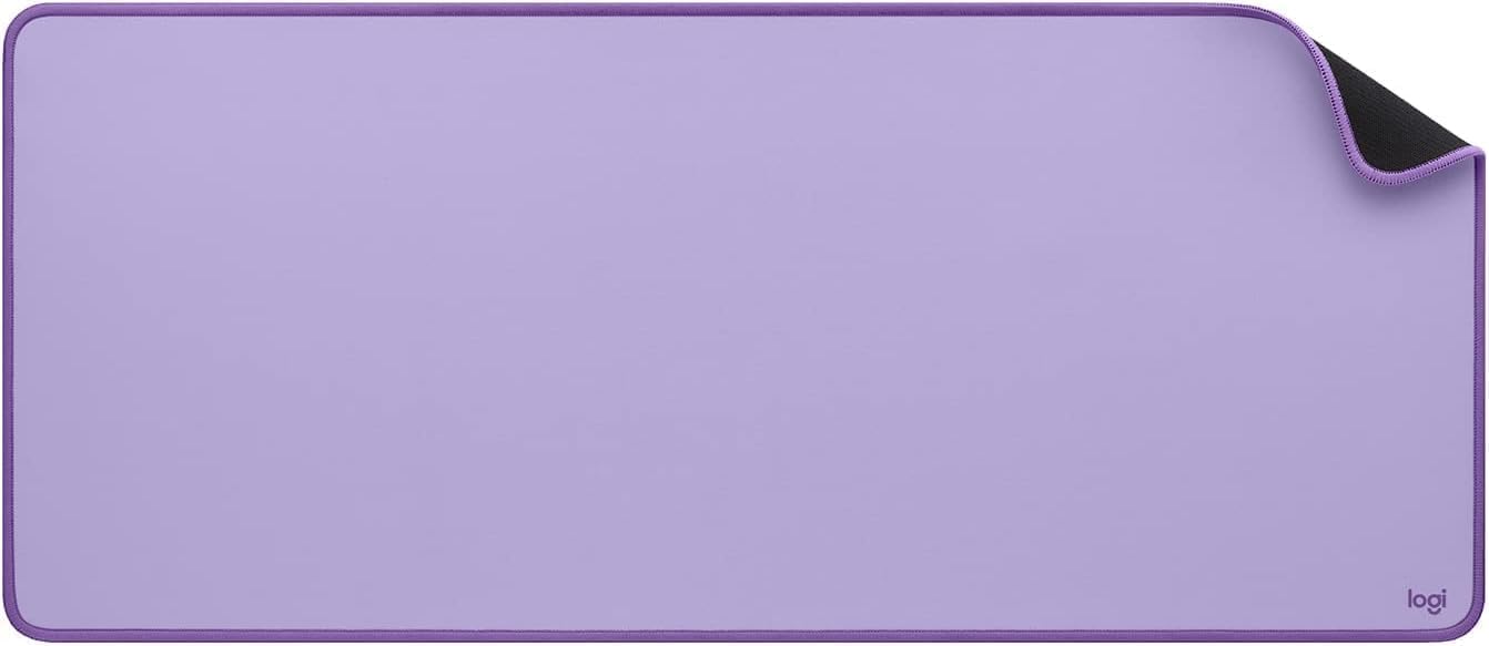 Logitech Desk Mat - Studio Series, Multifunctional Large Desk Pad, Rubber Material, in Lavender