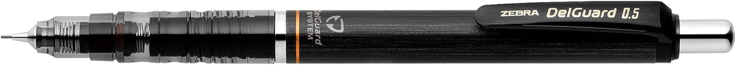 Zebra Pen DelGuard Asstd Barrel Mechanical Pencil, 0.5mm, Fine Point, 3-Pk