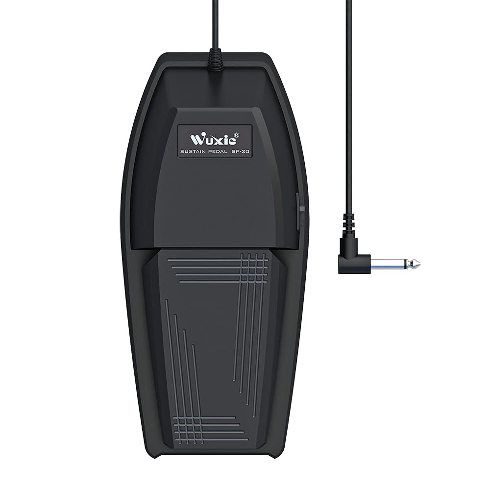 Wuxic new Sustain Pedal，Universal for Yamaha Casio Roland Korg Behringer Moo digital Piano and Midi
