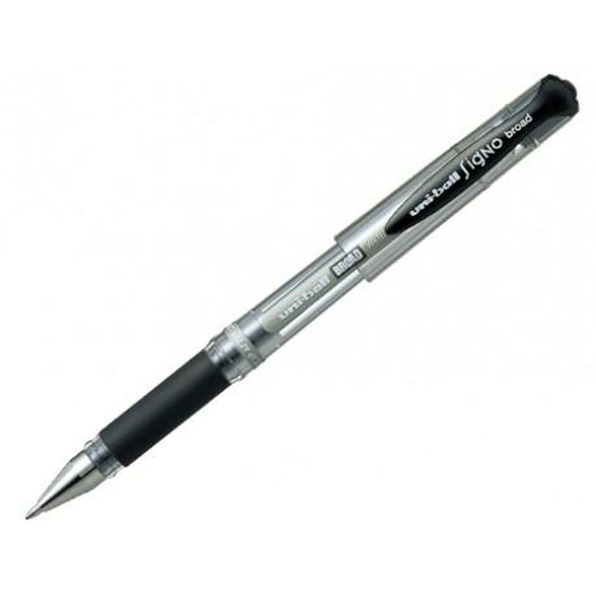 uni-ball Gel Impact Rollerball Gel Pens, 1 mm, Black (12-Pack)