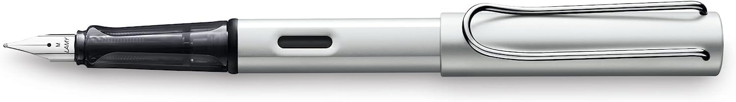 LAMY AL-star whitesilver - Fountain Pen with ergonomic grip & polished steel nib in size F