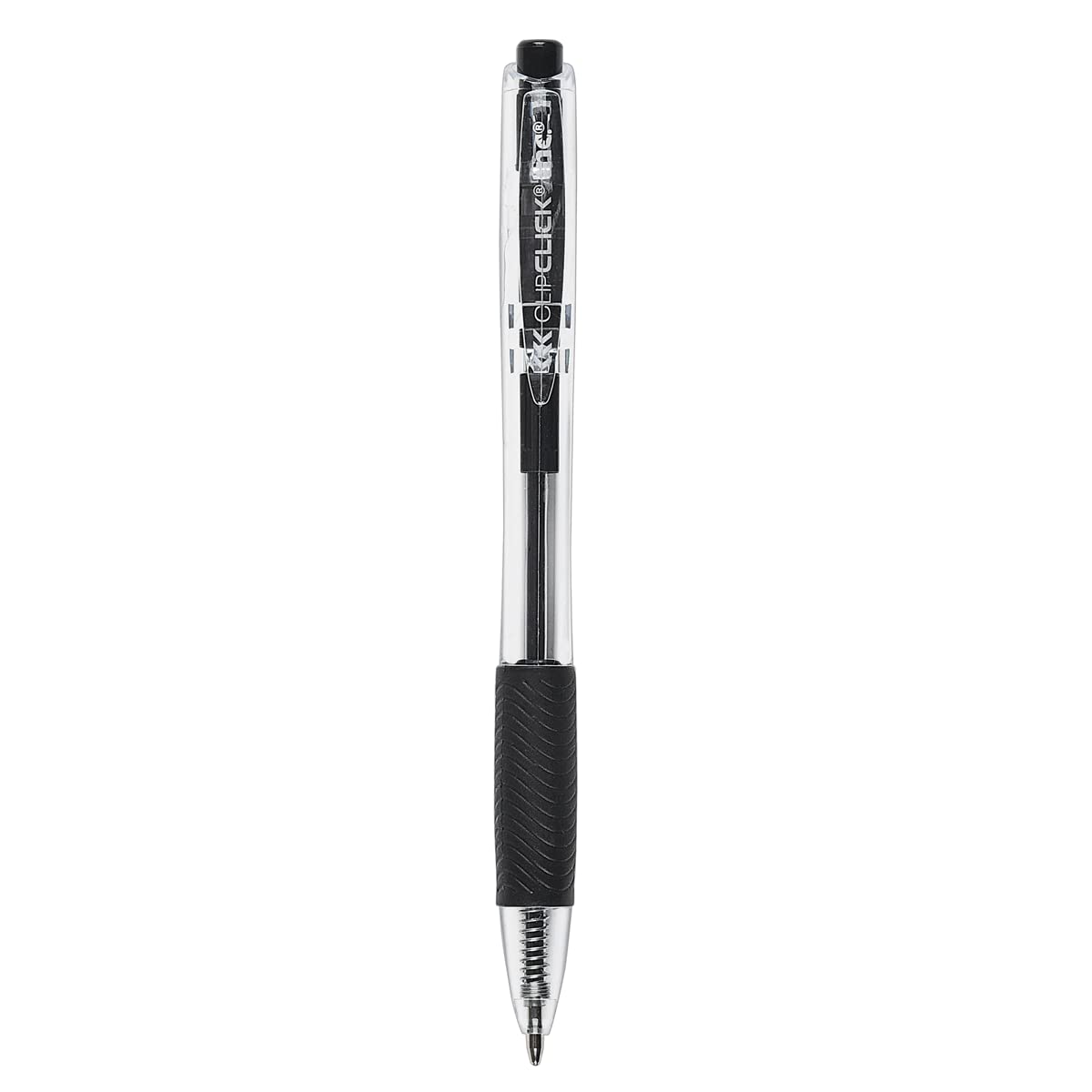 Inc. ClipClicks Retractable Ballpoint Pens - Bulk 1.0-mm Medium-Point Pen Set With Comfort Grip for