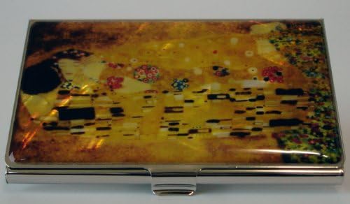 Antique Alive Mother of Pearl Design RFID Blocking Protection Business Card Case, Credit Card