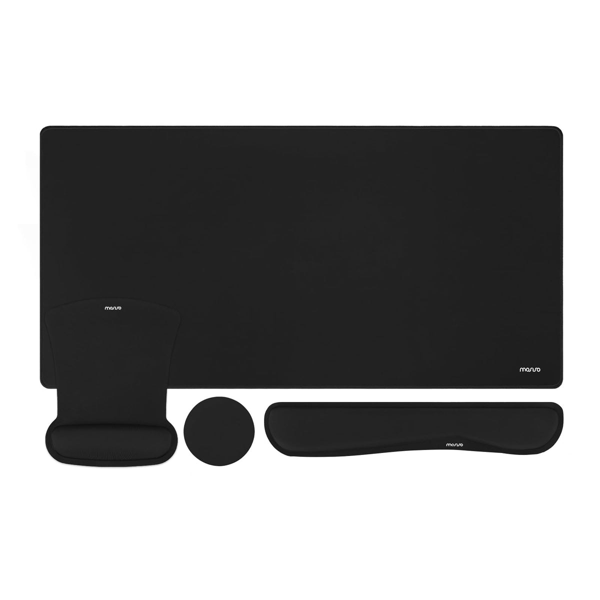 MOSISO Keyboard Mouse Pad Set, Large Gaming Mousepad&Keyboard Wrist Rest
