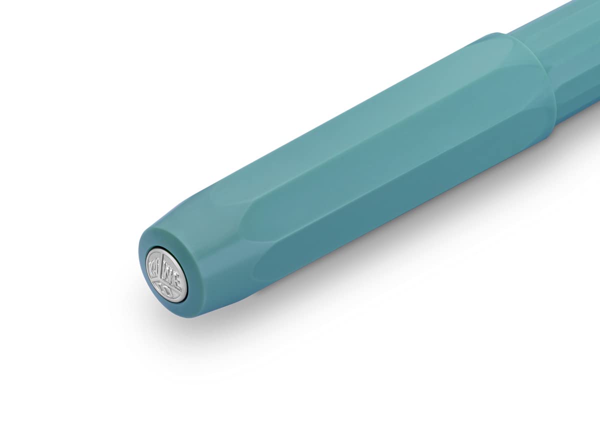 Kaweco Perkeo Rollerball Pen Breezy Teal I Gel Pen with Refill for School I Beginner Roller with