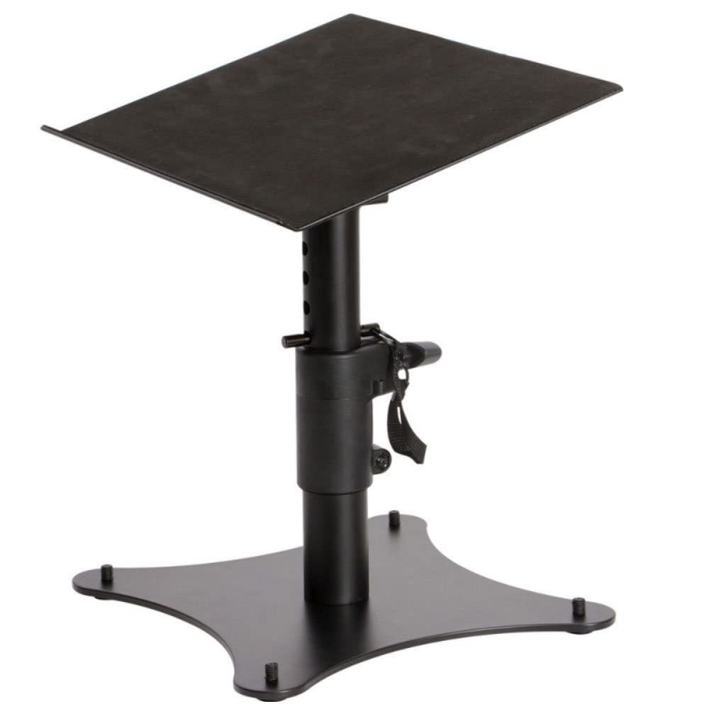 On-Stage SMS4500-P Clamp-On Studio Monitor Speaker Stands: Height-Adjustable (9"-12.5"), Locking