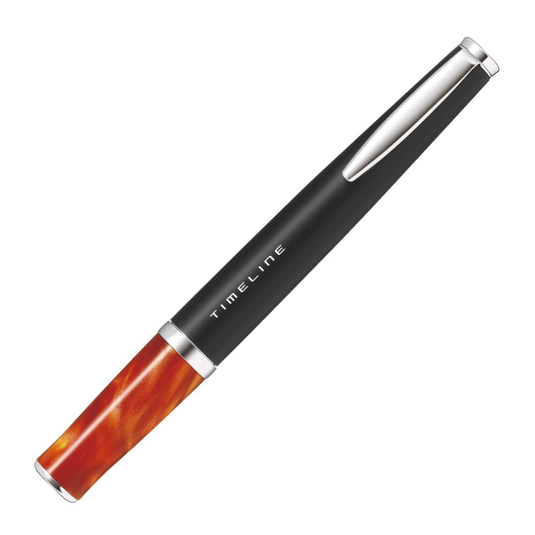 Pilot BTL-5SR-ETO Timeline Oil-Based Ballpoint Pen, Eternal Orange, Black