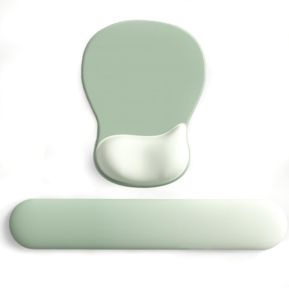 ErgoComfort Gel Wrist Rest Mouse Pad-Ergonomic Office Mousepad with Wrist Support-Non-Slip, Design