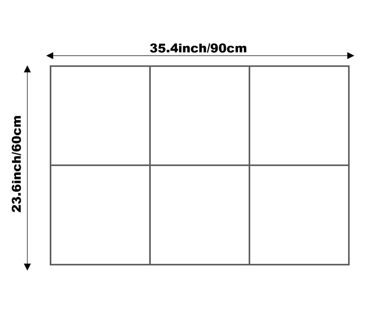 DECORITA Cork Board 24 x36 Alternative - 6 Pack Felt Wall Tiles with Safe Removable Adhesive Tabs