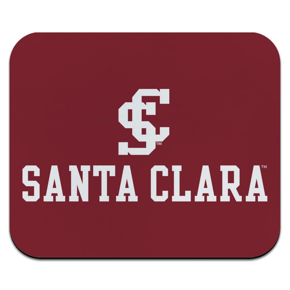 Santa Clara University Primary Logo Low Profile Thin Mouse Pad Mousepad