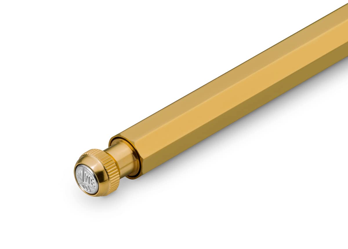 Kaweko Pencil Special Mechanical Pencil 0.5 Brass, with Eraser