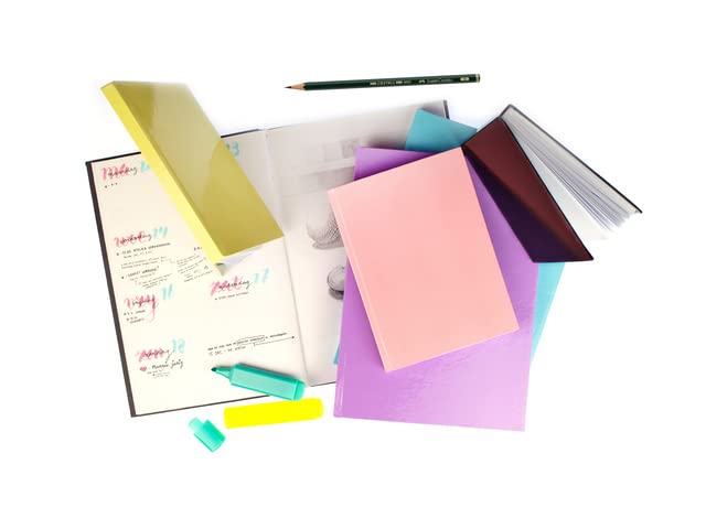 Kangaro Notebook A5 Blank Hard Cover 80 Sheets 100 g Black