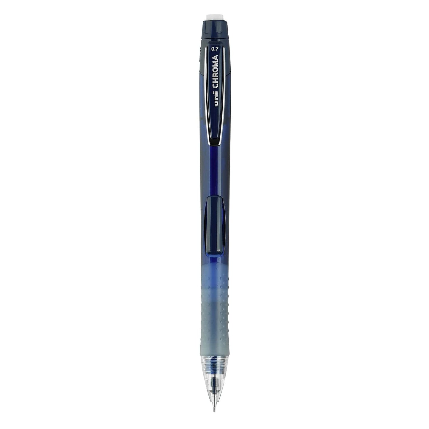 uni-ball CHROMA Mechanical Pencil, 0.7mm, HB #2, Cobalt Barrel, 12 Count