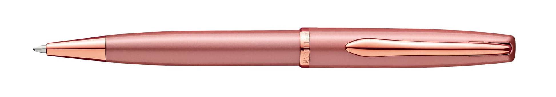 Pelikan Jazz Noble Ballpoint Pen Rose (Pink) for Right and Left Handed Users Elegant Metal