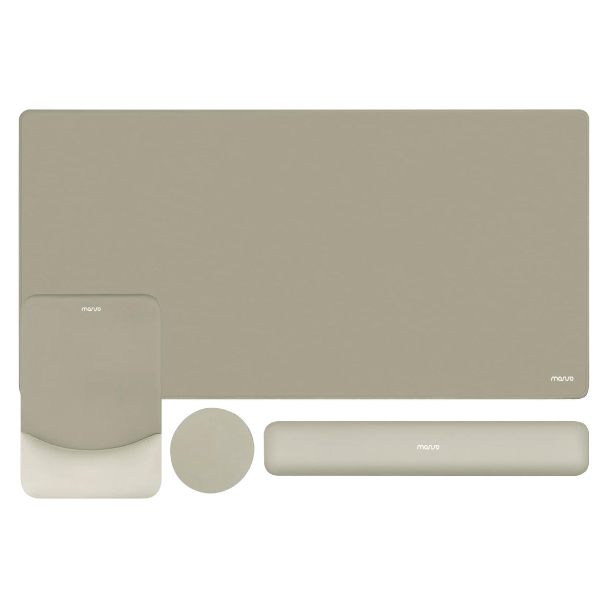 MOSISO Keyboard Mouse Pad Set, Large Gaming Mouse Pad&Keyboard Wrist Rest