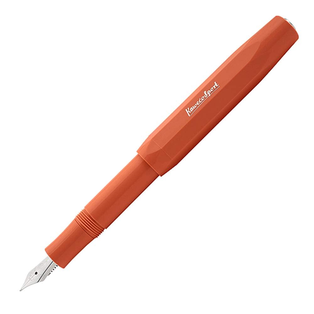 Kaweco Sport Skyline Fountain Pen Fox, Fine Nib Sport Octagonal Clip Chrome