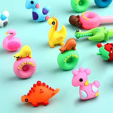 SANNIX 100 Pieces Cartoon Cute Pens Gel Ink RollerBall Pens Bulk Assorted