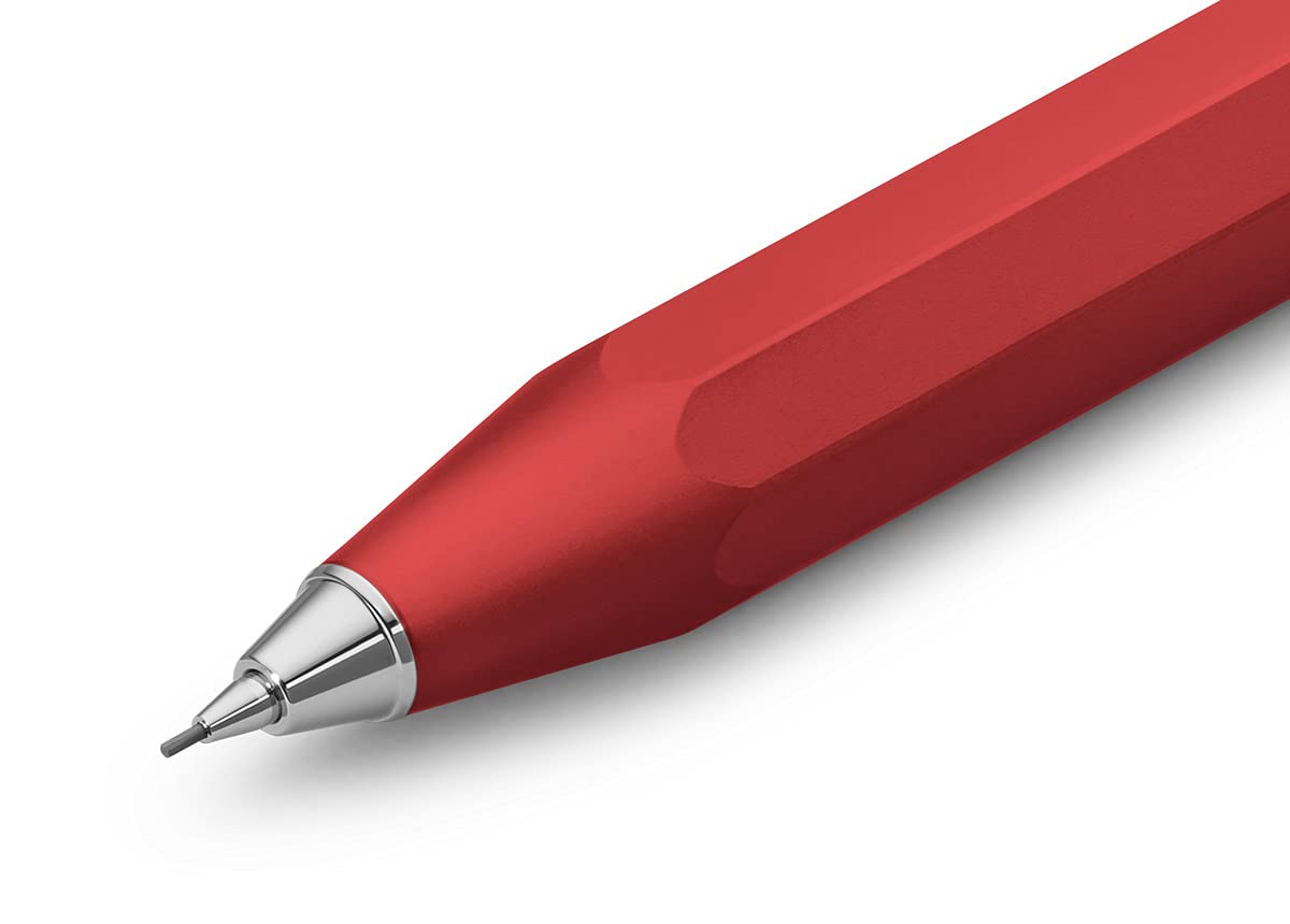 Kaweco AL SPORT Mechanical Pencil Deep Red 0.7mm HB I Exclusive Mechanical Pencil with 0.7 mm Lead