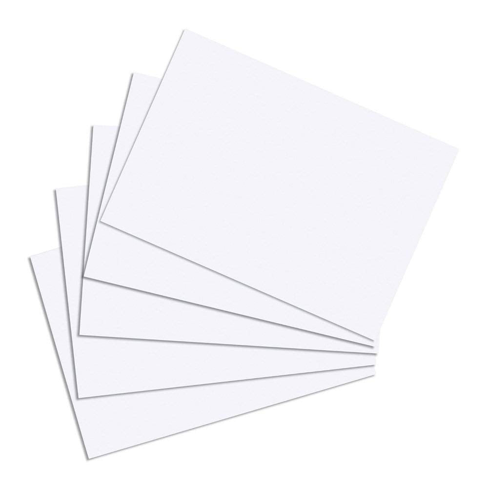 Herlitz Plain Index Cards - White
