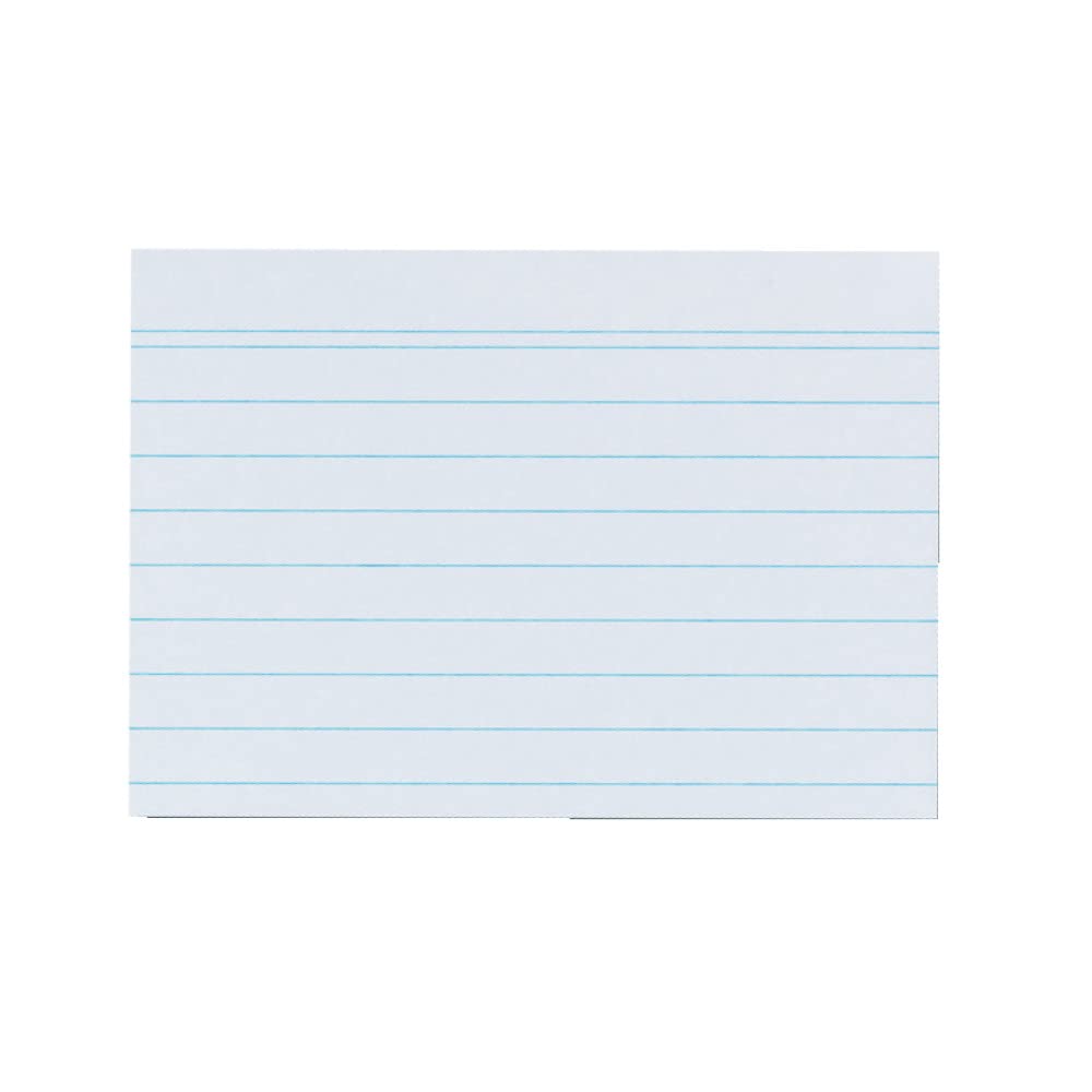 Herlitz 1150507 Index Cards, Pack of 100 A7 Bianco