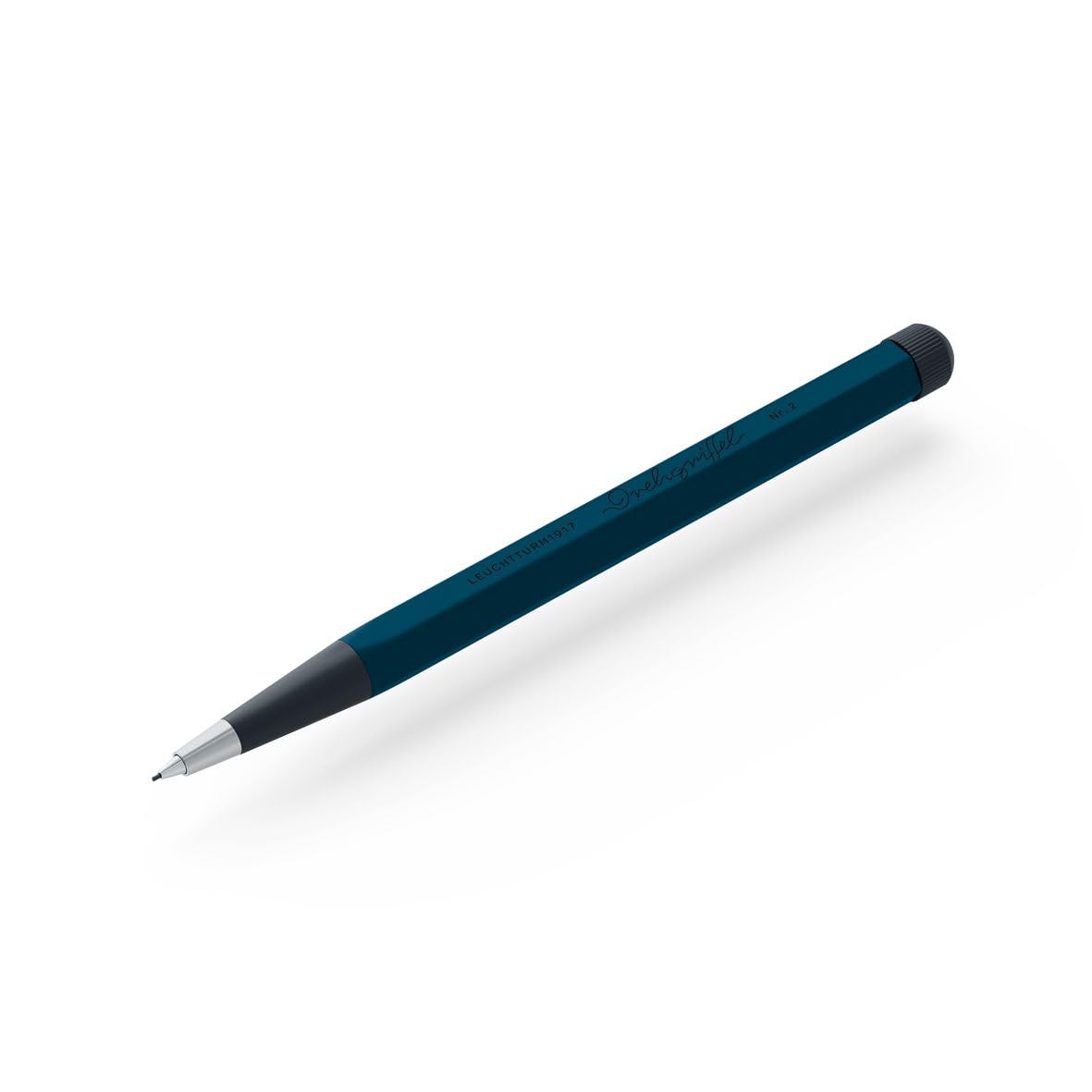 LEUCHTTURM1917 372222 Twist Pen No. 2, Pencil with Twist Mechanism, Aluminum, Steel, Design