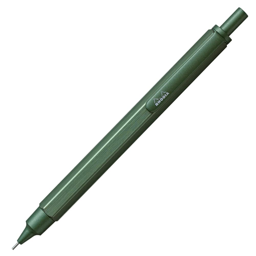 RHODIA SCRIPT cf9397 Mechanical Pencil, 0.5 mm, Sage (Limited Color), Hex Shaft, Aluminum Body