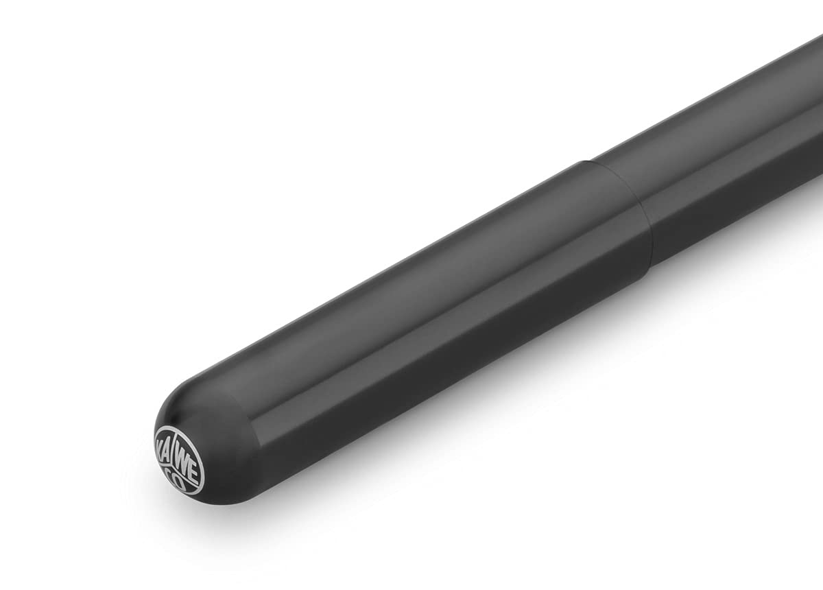 Kaweco LILIPUT Fountain Pen Black I Fountain Pen for Ink Cartridges I 12.5 cm I Nib: F (Fine)