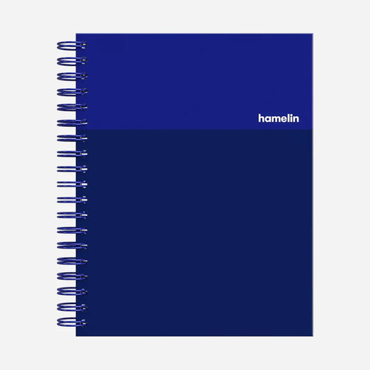 Hamelin, Spiral Notebook, 8x10in, College Ruled, Hardcover, 75shts/150 Pages, 1 Subject Notebook