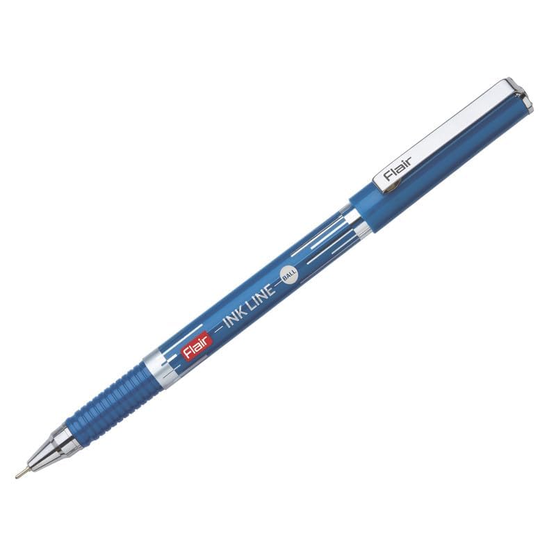 FLAIR Inkline Ball Pen Box Pack | Lightweight & Attractive Body Colors | Comfortable Handling