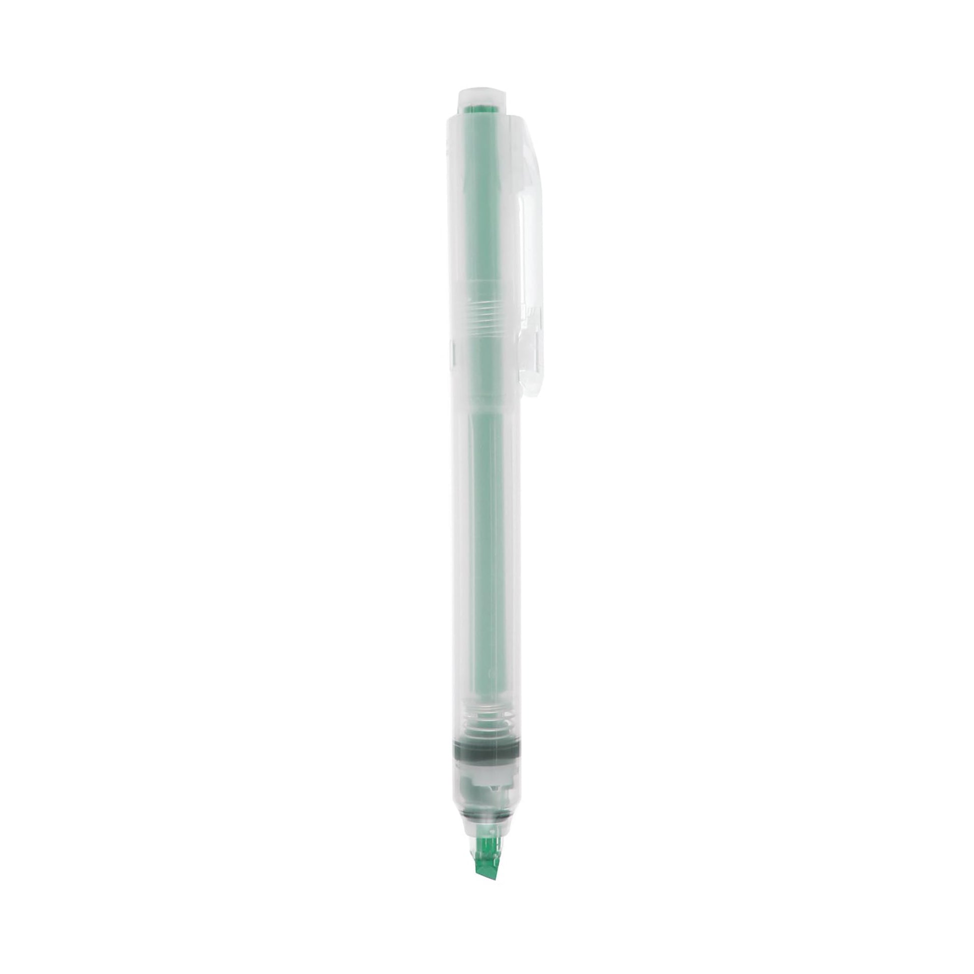 Muji Push Button Highlighter Pen (Refill-exchange Type) 5-colors Set