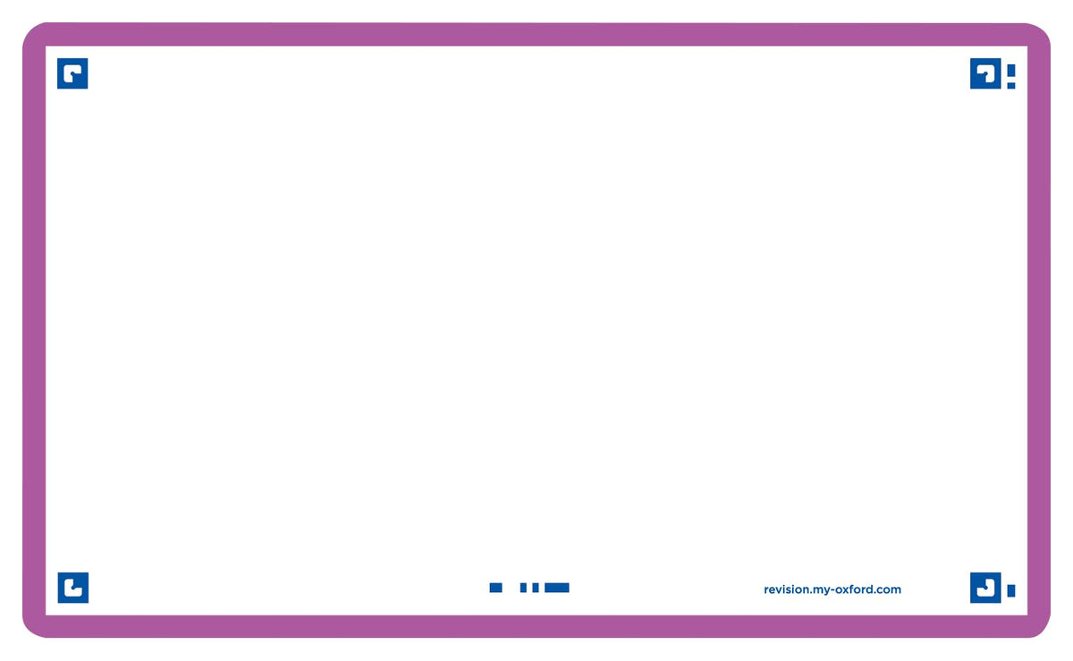 Oxford Flash 2.0 Flashcards A7 75 x 125 mm White Light Purple Pack of 80