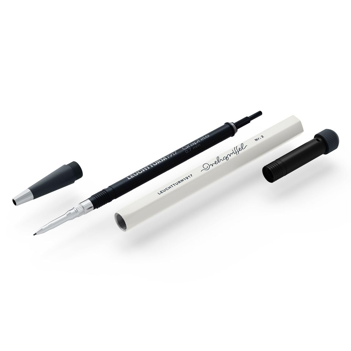 LEUCHTTURM1917 - Drehgriffel Mechanical Pencil - Refillable Writing Stylus with 0.7 mm HB Graphite