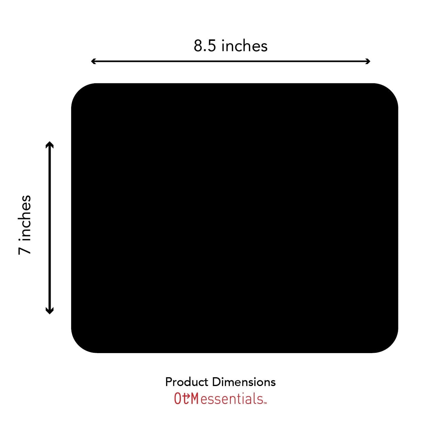 Mouse Pad, Fabric, Ohio State University Standard/Classic Red