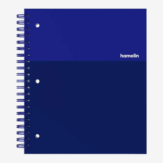 Hamelin, College Ruled Notebook/Journal, 8.5inx11in, Spiral bound, Hardcover, 1 Subject Notebook